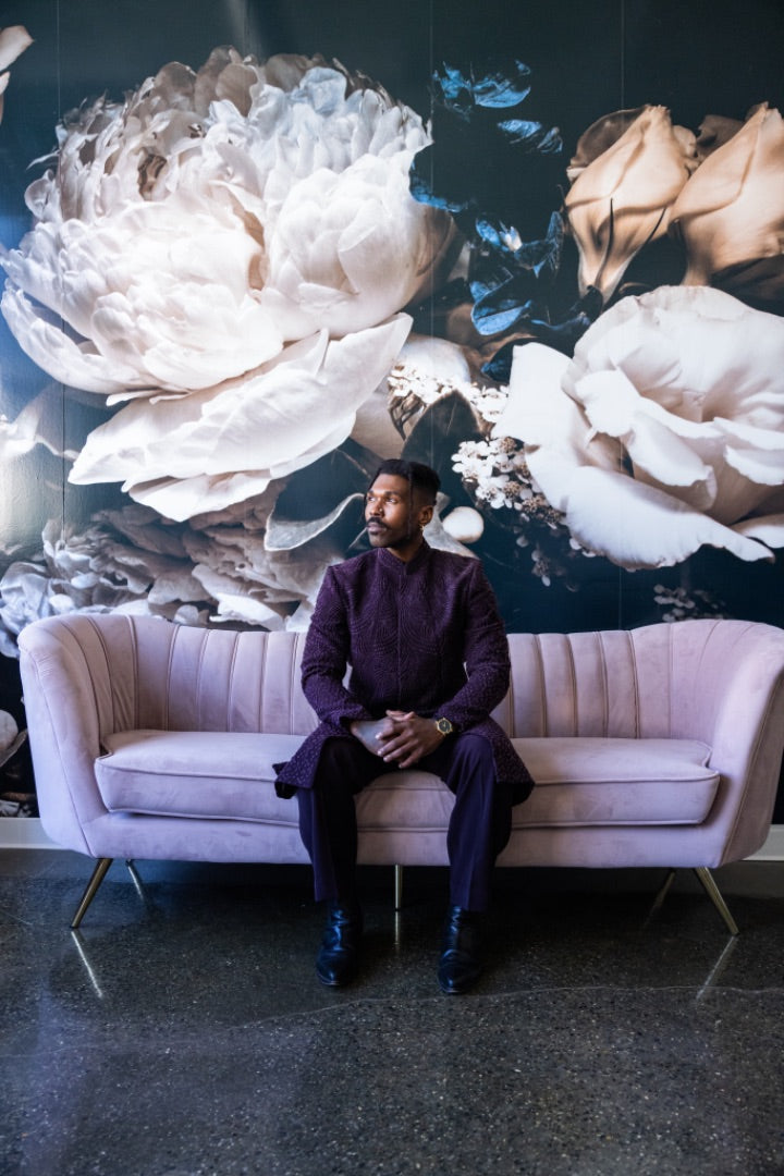 Plum Majesty Sherwani