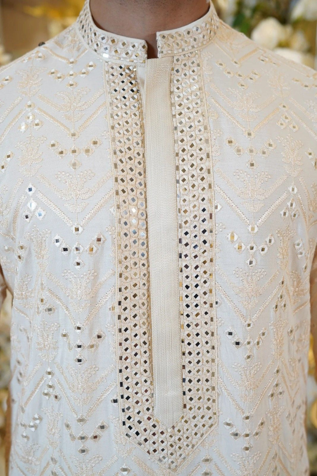 Yellow 3-Panels Kurta
