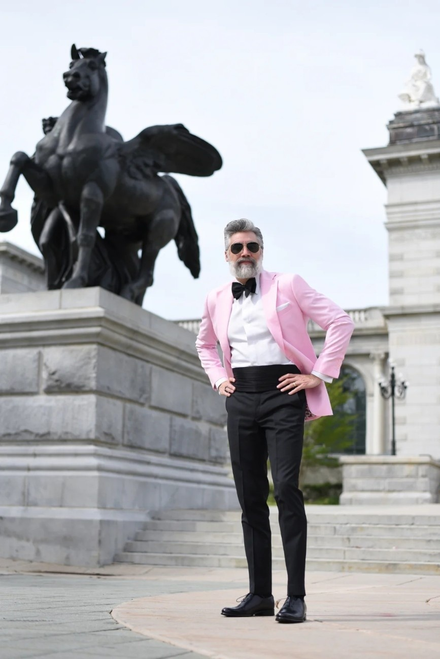Pink Tuxedo