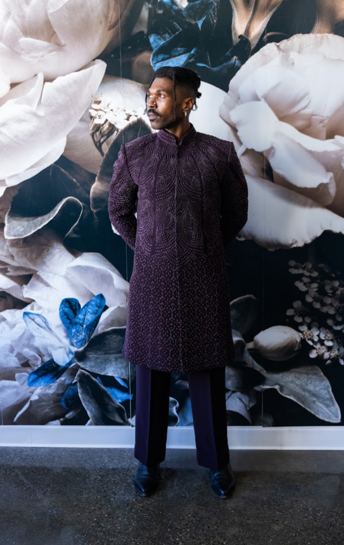 Plum Majesty Sherwani