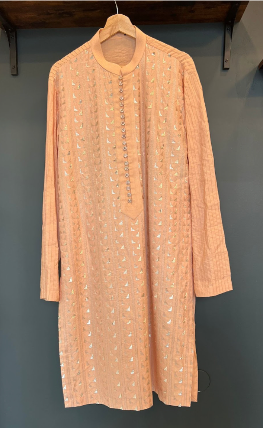 Peach 2 Panel Kurta