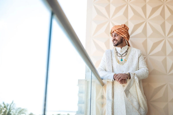 Vintage Rose Sherwani