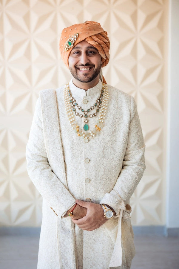 Vintage Rose Sherwani