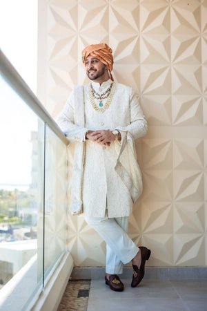 Vintage Rose Sherwani