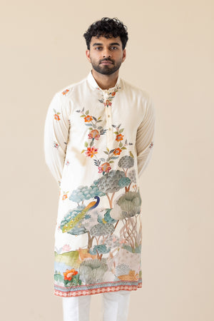 Phool Mayur Kurta