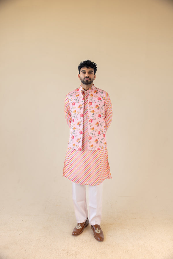 Carnival Bloom Pink Kurta