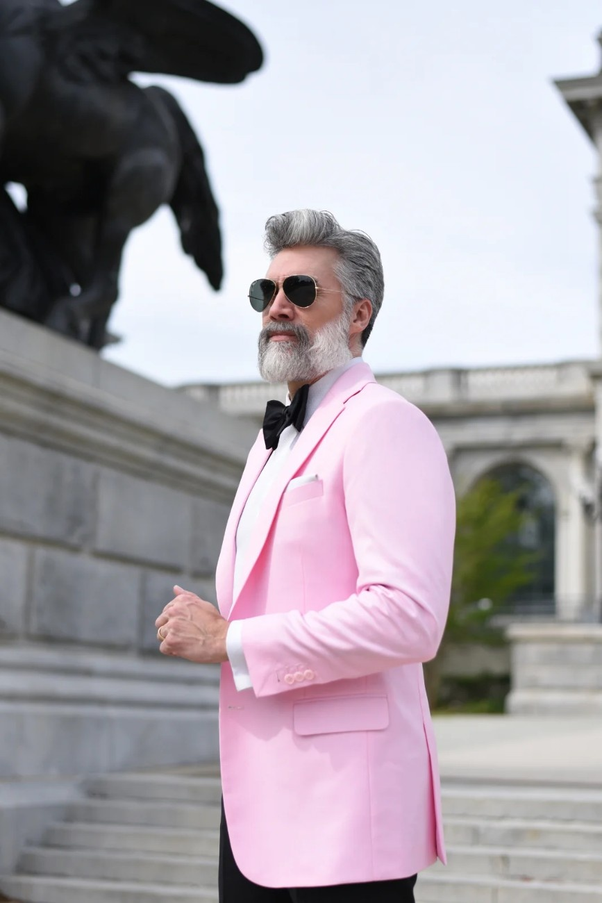 Pink Tuxedo for Men