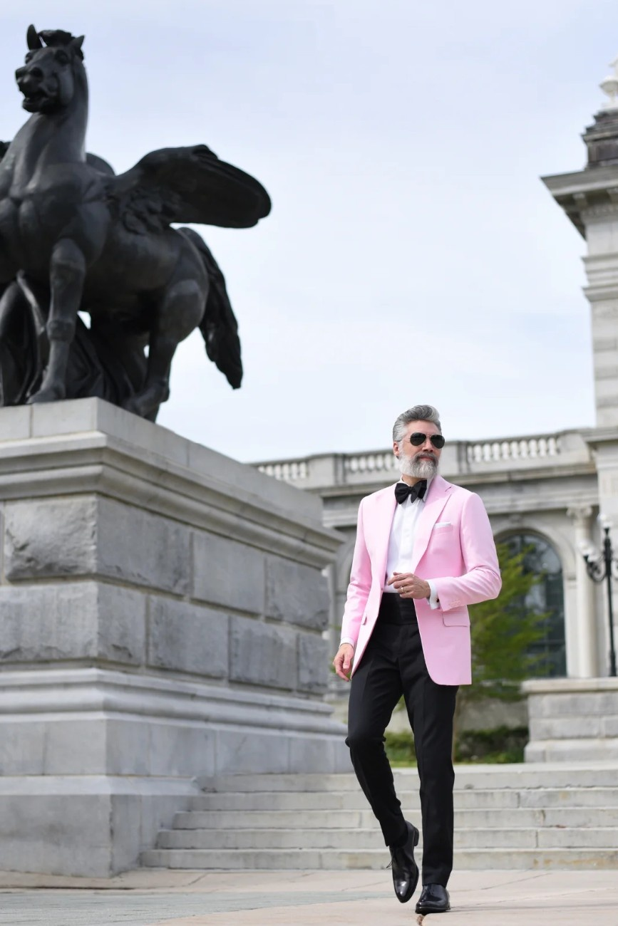 Pink Tuxedo for Men