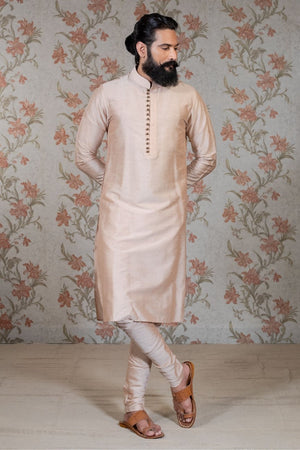 Classic Peach Kurta