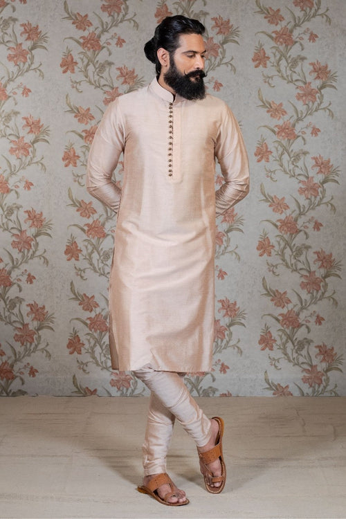 Classic Peach Kurta