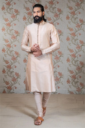 Classic Peach Kurta