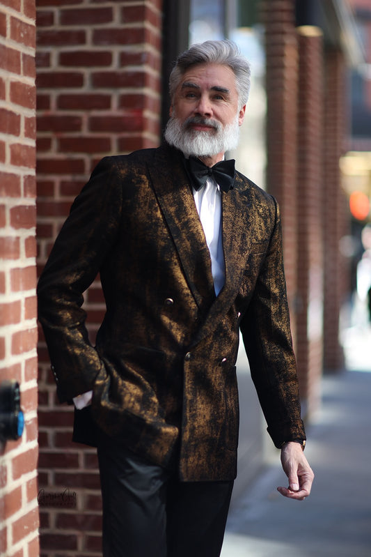 Black & Gold Dust Tuxedo