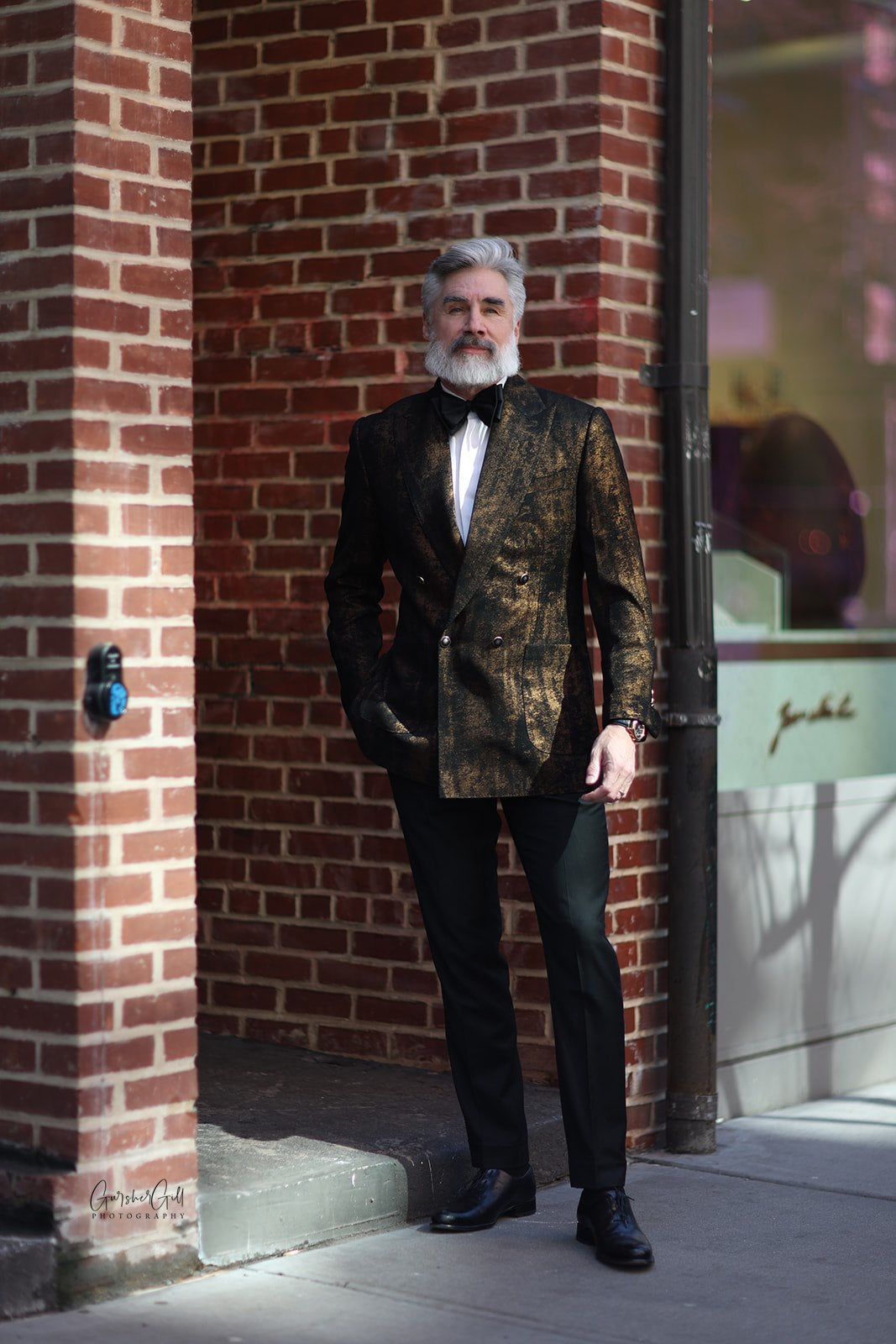 Black & Gold Dust Tuxedo