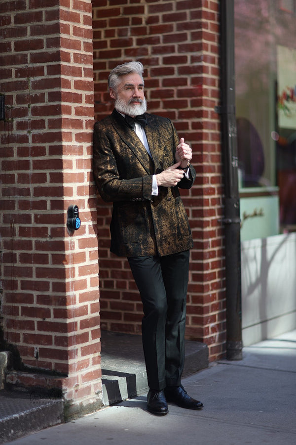 Black & Gold Dust Tuxedo