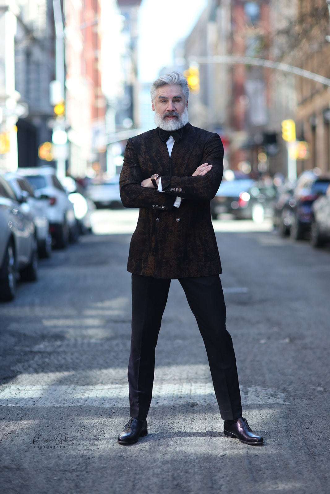 Black & Gold Dust Tuxedo