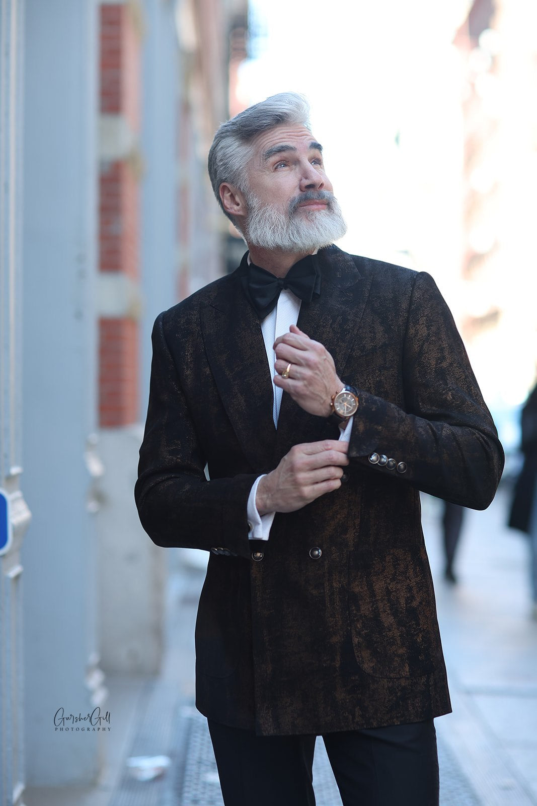 Black & Gold Dust Tuxedo