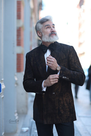 Black & Gold Dust Tuxedo