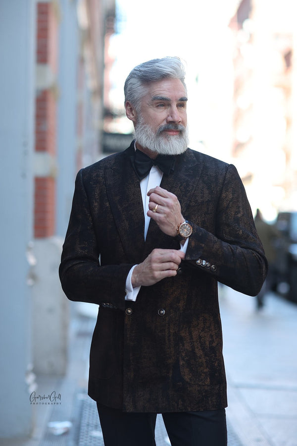 Black & Gold Dust Tuxedo