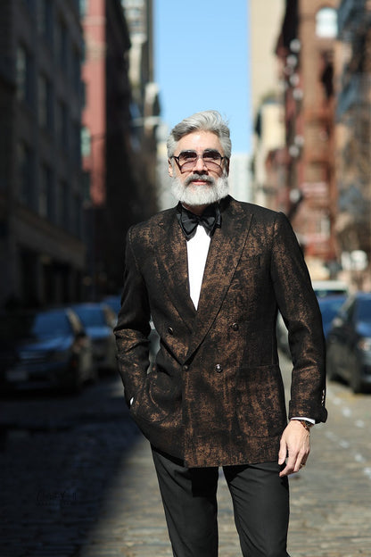 Black & Gold Dust Tuxedo