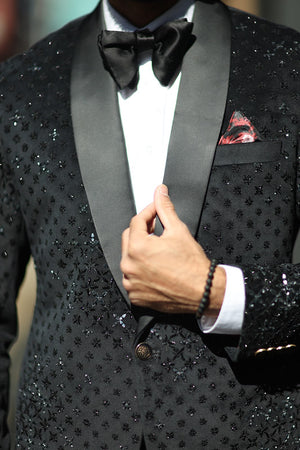 Black Mirror Embroidered Tuxedo