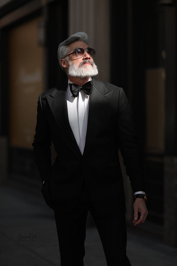 Black Gross Grain Tuxedo
