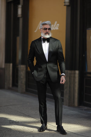 Black Gross Grain Tuxedo