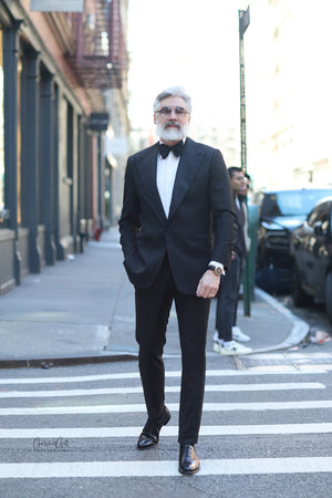 Black Gross Grain Tuxedo