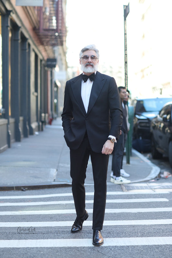 Black Gross Grain Tuxedo
