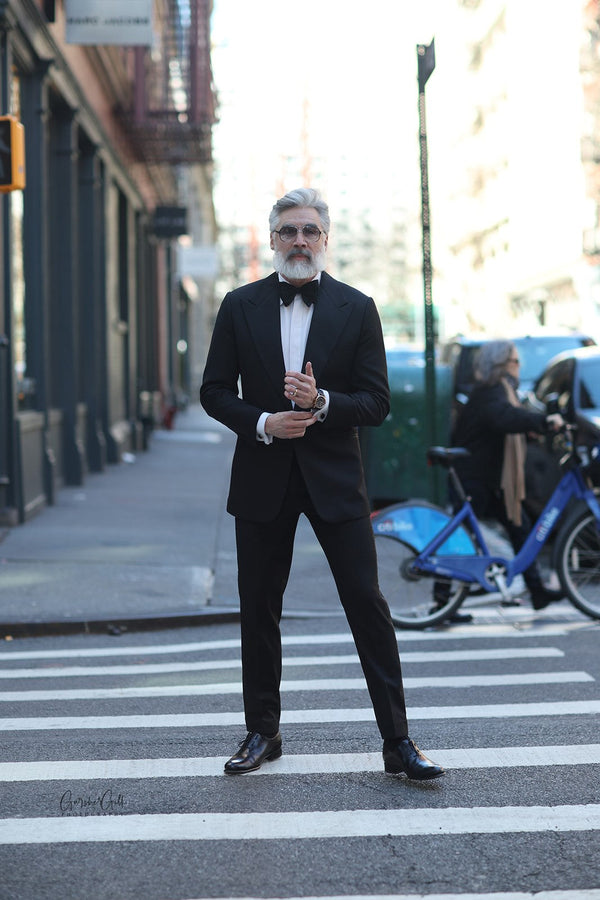 Black Gross Grain Tuxedo