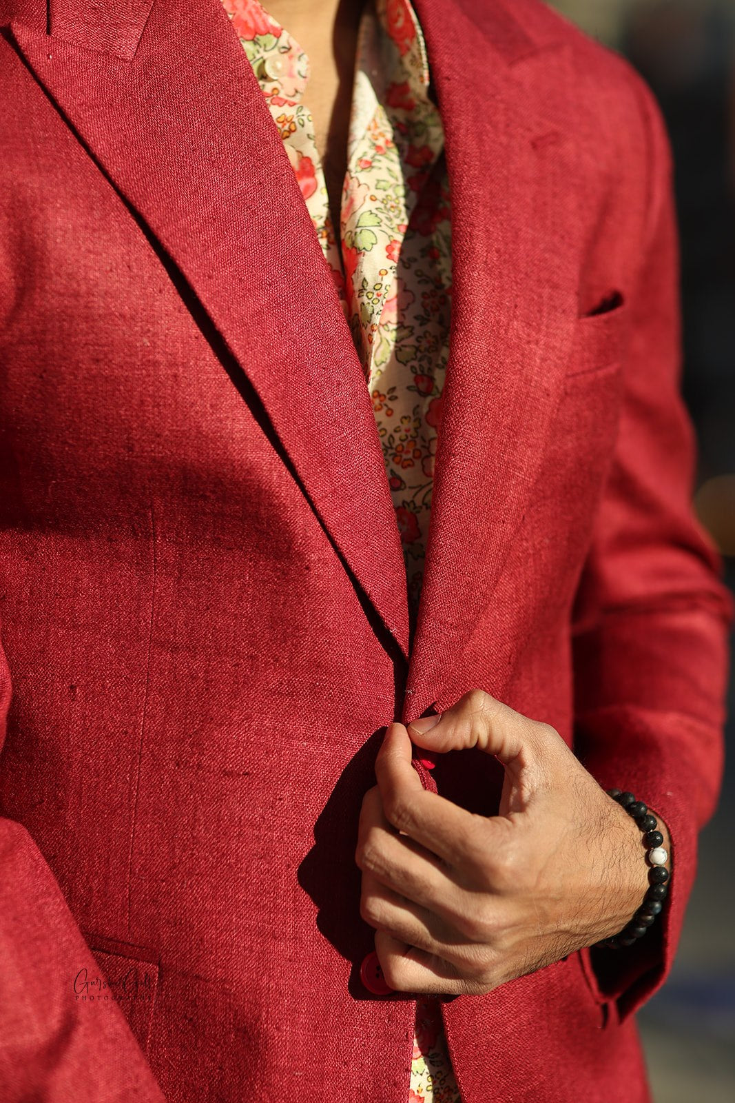 WineBerry Double Matka Silk Jacket Set
