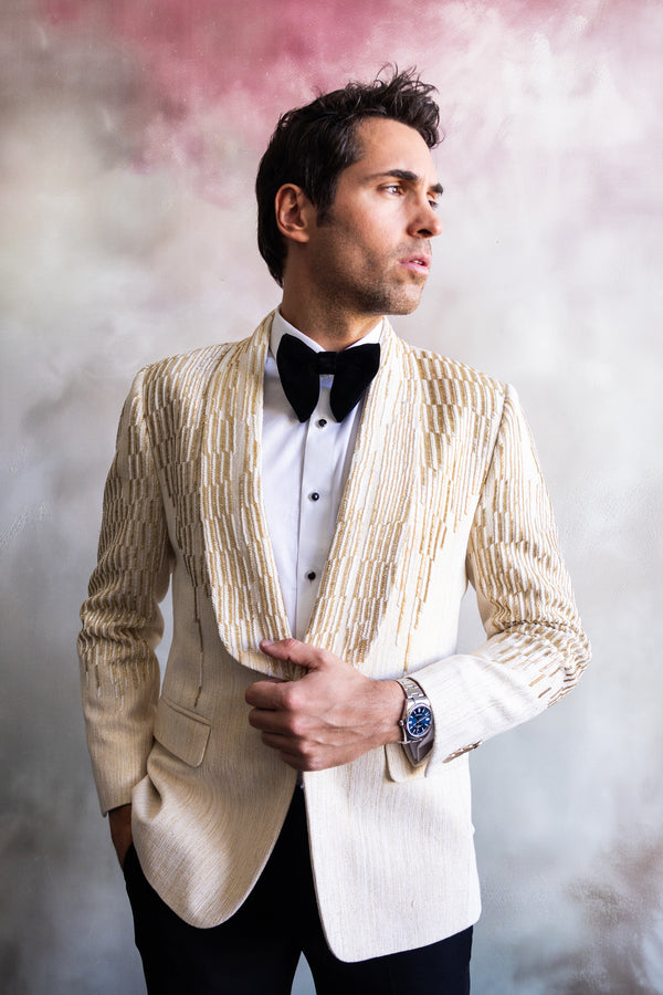 Golden Hour Ivory Tuxedo