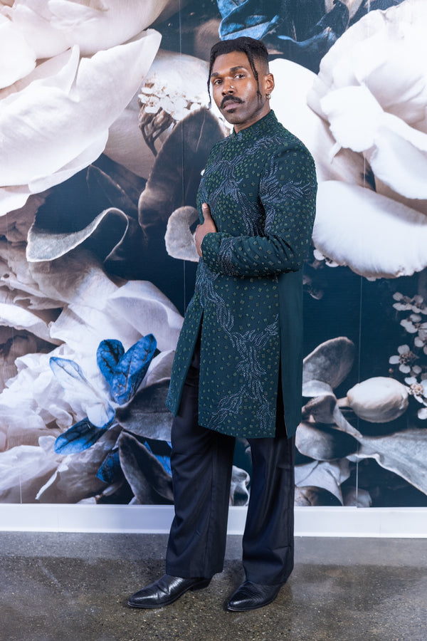 Emerald Storm Sherwani