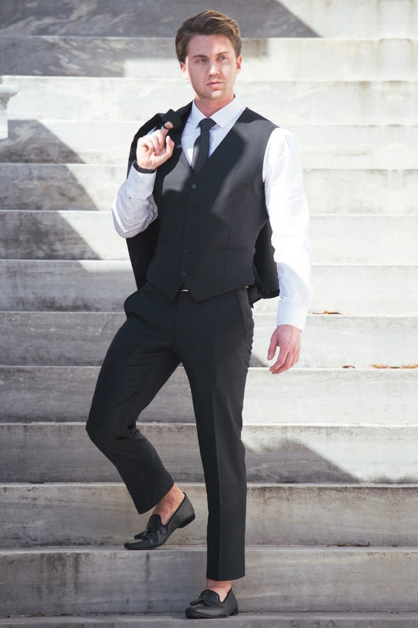 Black Three Piece Suit