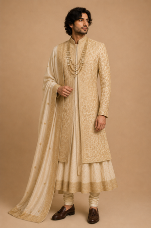 Golden Hour Sherwani view two