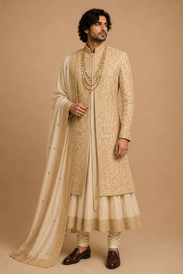 Golden Hour Sherwani view two