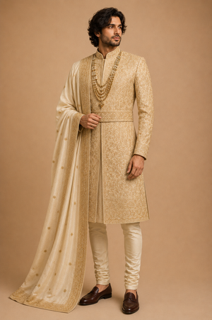 Golden Hour Sherwani view five