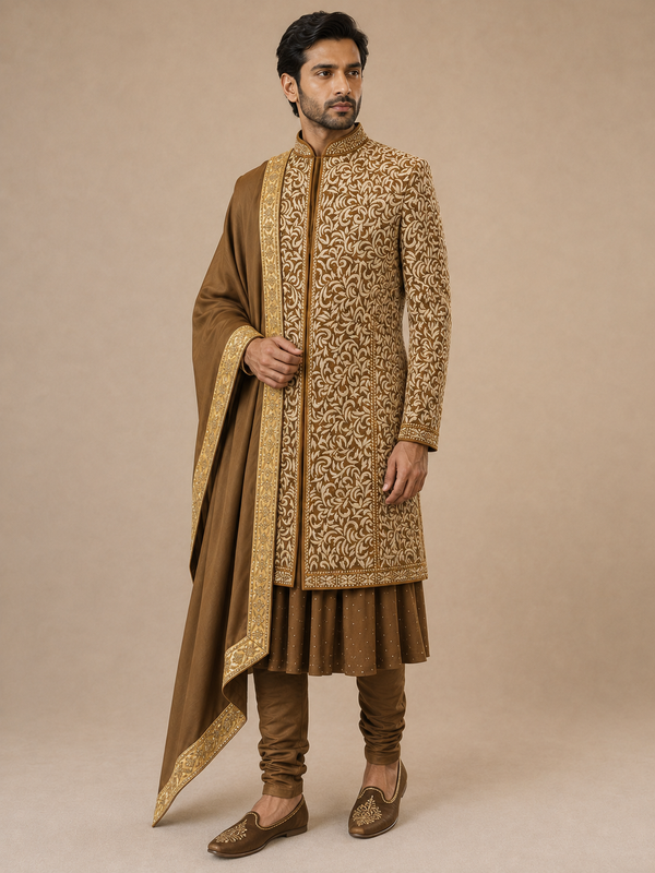 The Bronze Code sherwani additional view