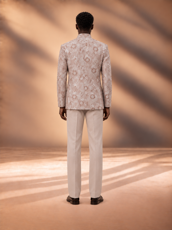 Soft Bloom Indowestern Set
