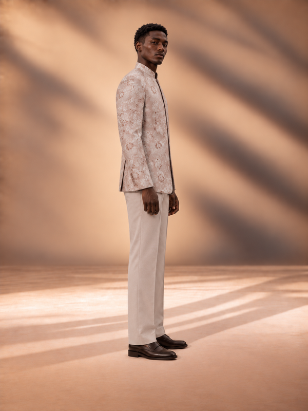 Soft Bloom Indowestern Set