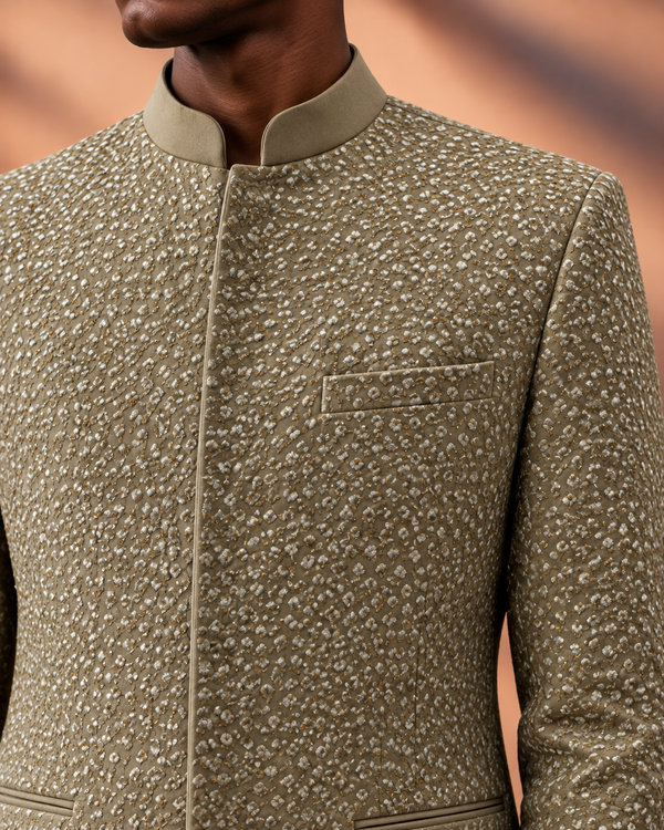 Moss Ember Indowestern Set