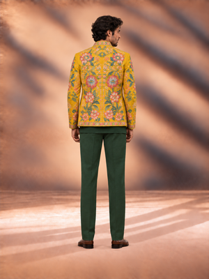 Yellow Fever Indowestern Set