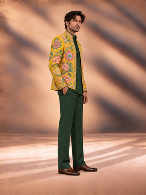 Yellow Fever Indowestern Set