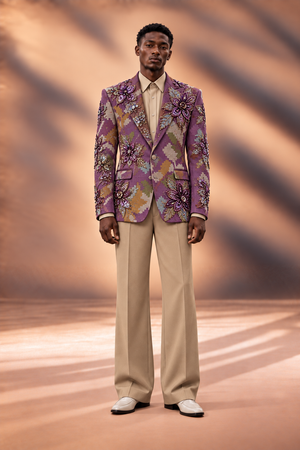 Purple Crush Indowestern Set