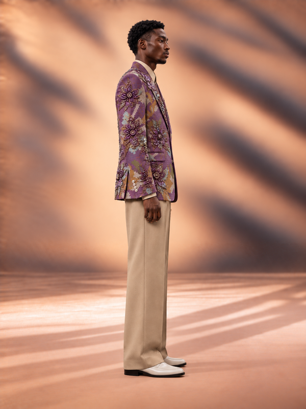 Purple Crush Indowestern Set