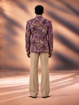 Purple Crush Indowestern Set