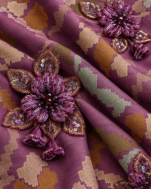 Purple Crush Indowestern Set