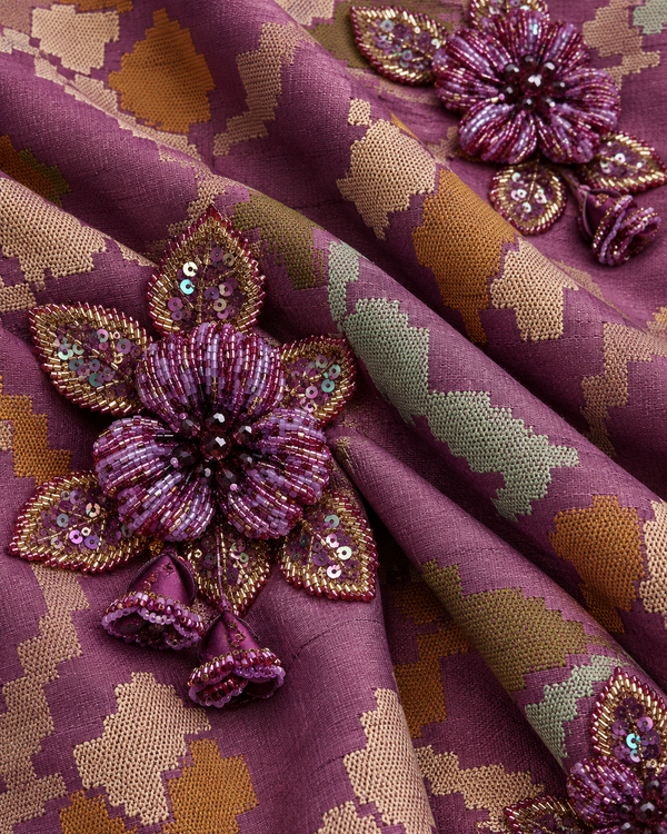 Purple Crush Indowestern Set