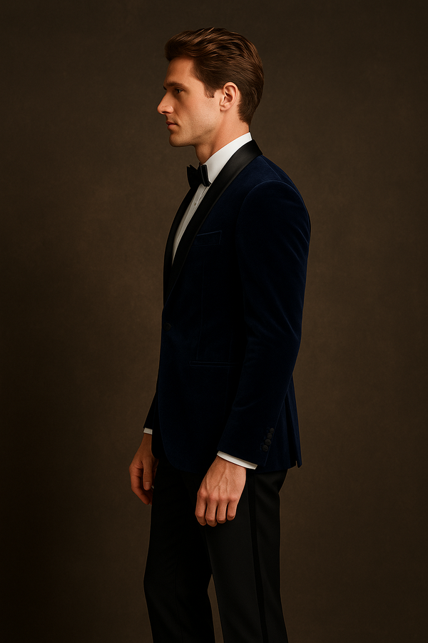 Blue Velvet Tuxedo