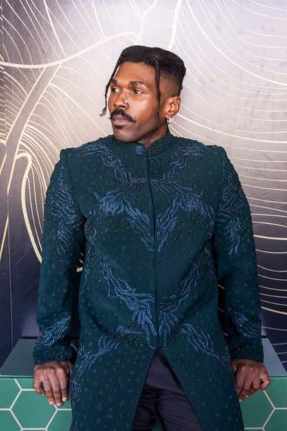 Emerald Storm Sherwani