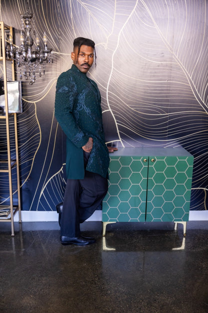 Emerald Storm Sherwani